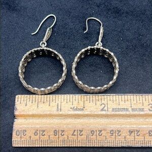 Lace Hoop Earrings